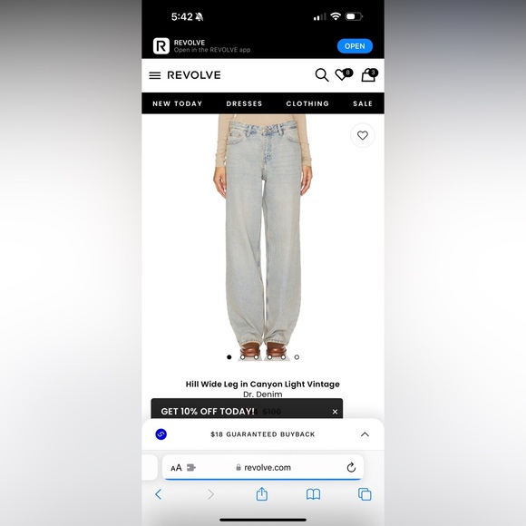 Classic Dr. Demin Blue Denim Jeans - Picture 5 of 7